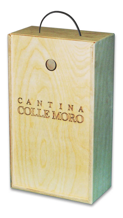 scatola in multistrato per bottiglie